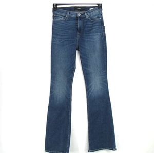 Hudson Jeans Womens Med Wash Natalie Mid Rise Bootcut Jeans Sz 32